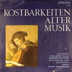 Пластинка Dresdner Kreuzchor, Werner Jaroslawski, Hans Otto. Dirigent: Rudolf Mauersberger Heinrich Schütz. Kleine Geistliche Konzerte